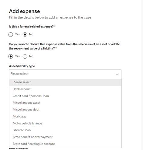 20220822 Relating expense to asset or liability type