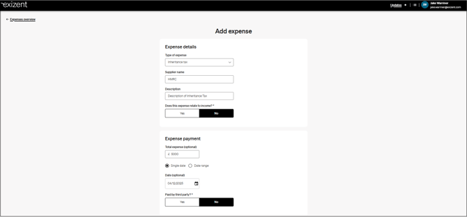 20250107 Adding an Expense (1)