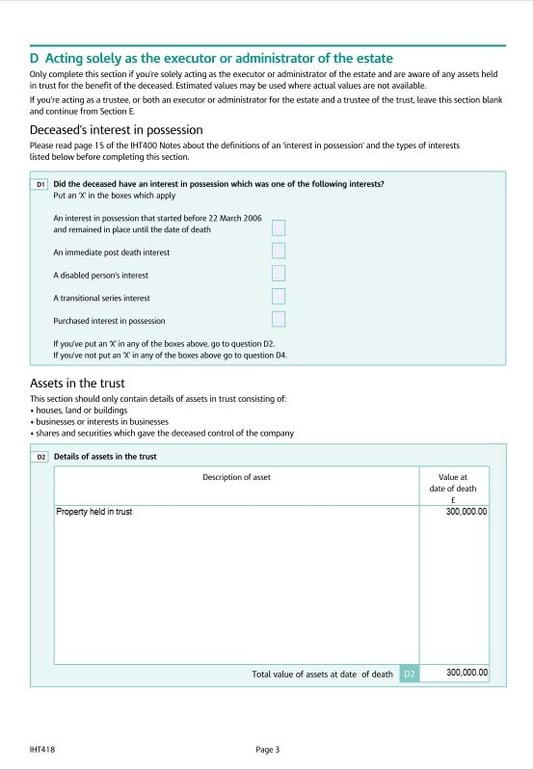 20250212 - IHT418 - Interest in Possession form shot p3