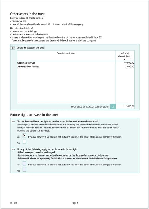 20250212 - IHT418 - Interest in Possession form shot p4