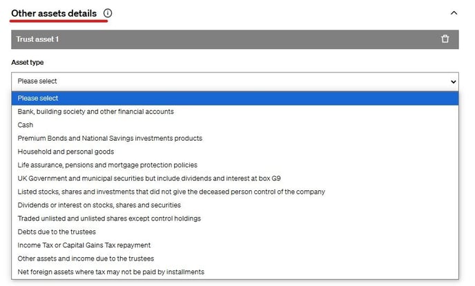 20250212 - IHT418 - Other Assets Details