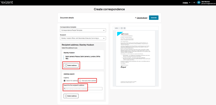 20250916 Create Correspondence Page (People) 2