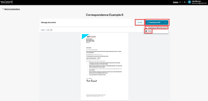 20250917 Saved Correspondence Page (Financial Institution)