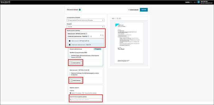 20251002 Create Correspondence Page (Financial Institutions) 2