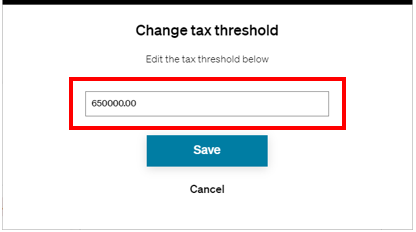 20220131 Change tax threshold
