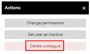 20220303 Delete colleague button