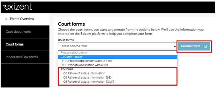 20220811 C5 Actions outlined