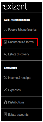 20220811 Documents and Forms outline (Menu)