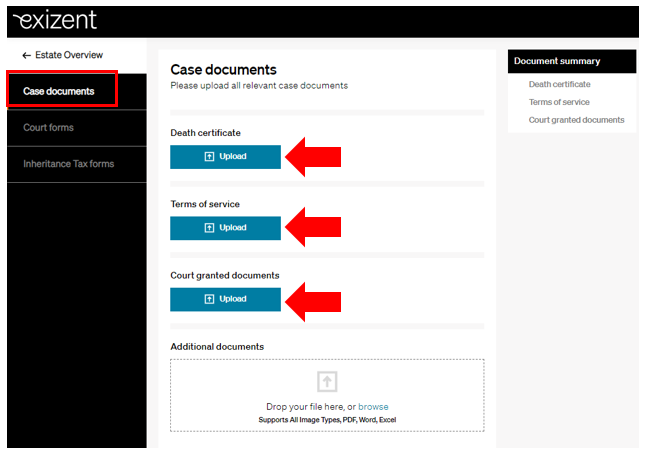 20221201 Case Documents area