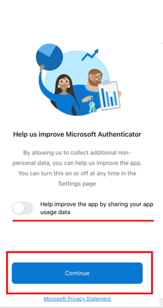 20230824 Microsoft authenticator - step 2