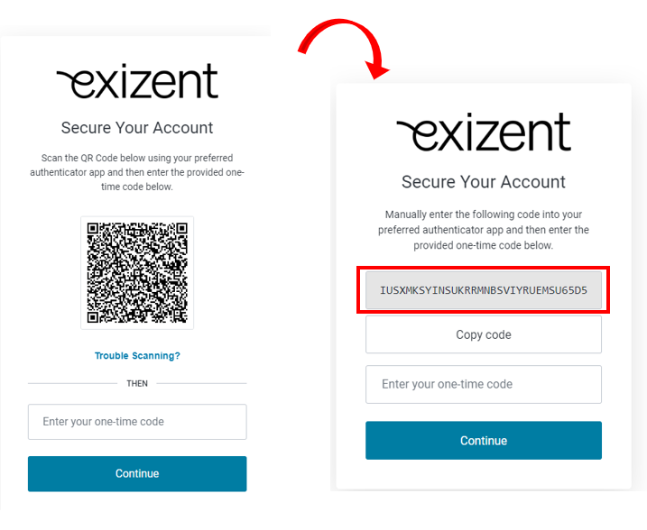 How do I set up MFA using the Microsoft Authenticator app?