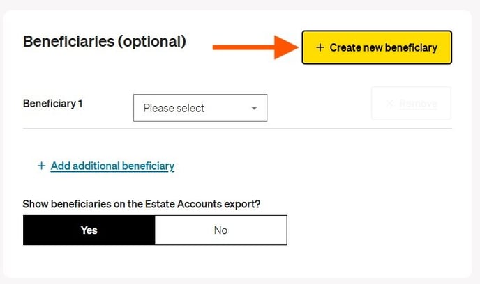 20250416 Trust - create new beneficiary
